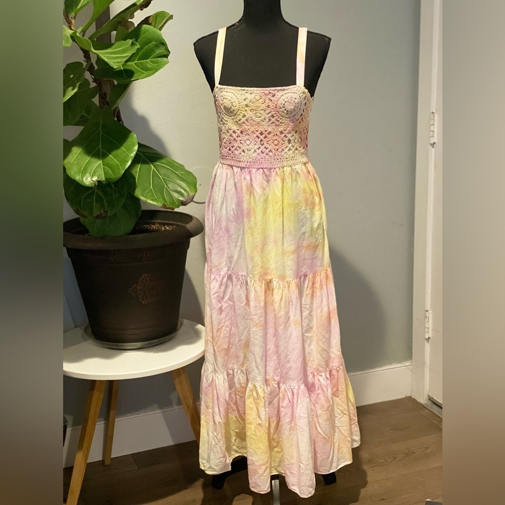 Zara Tie Dye Dress, Size Small - Picture 4 of 11